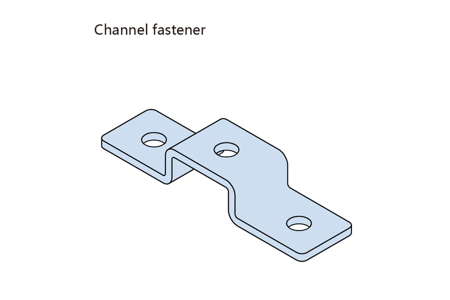 Channel fastener